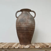 Terracotta ceramic urn